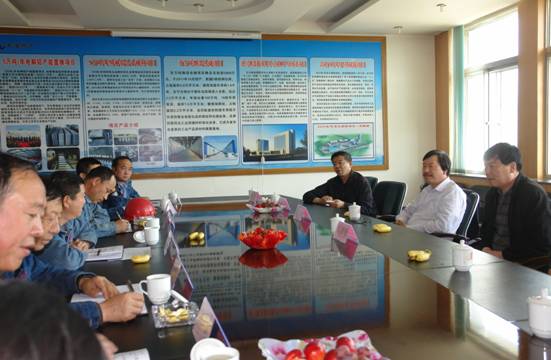 劉崇珩、馮志洪蒞臨青海物產(chǎn)北川工業(yè)物流園參觀